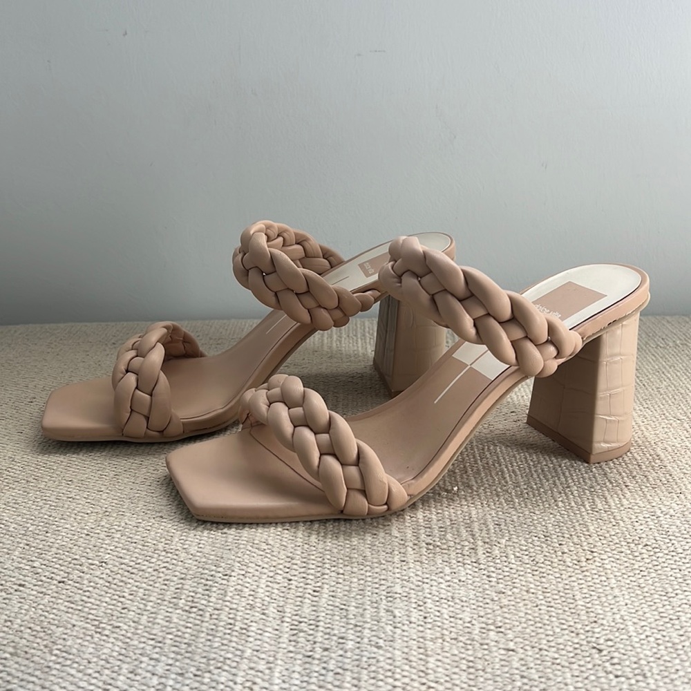 Dolce Vita heeled braided sandals